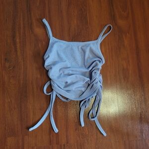 Romwe side tie/cinch tank